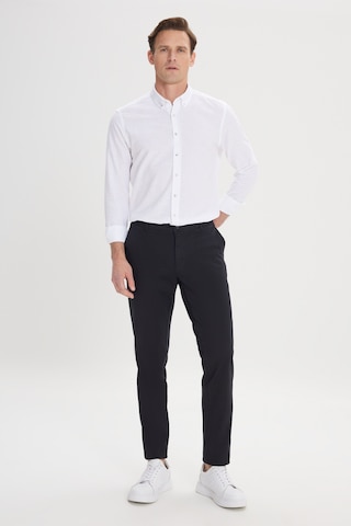 Ac&Co / Altınyıldız Classics Slim Fit Dar Kesim Pamuklu Esnek Chino Erkek Pantolon - Siyah