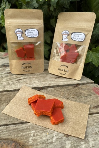 Rufus Concept 9022-Turuncu Granül Mum Boyası ( 20 gr )