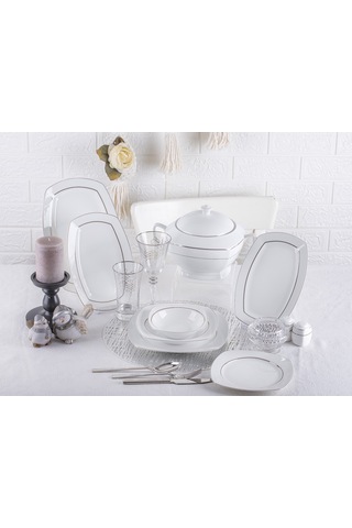 Taç Astoria Frezia 55 Parça Porselen Yemek Takımı