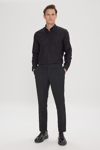 Ac&Co / Altınyıldız Classics Regular Fit Geniş Kesim Yan Cep Klasik Erkek Pantolon - Siyah