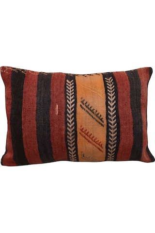 Zehra Abla Halı Yeni El Dokuma Dekoratif Kilim Kırlent Yastık Kılıfı 6244