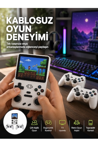 Hdmı Destekli Kablosuz Oyun Konsolu 10.000 Oyun Yeni Nesil - Lisinya
