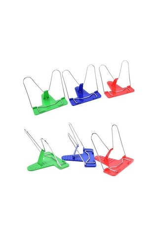 Buffer Portatif Ayarlanabilir Metal Kitap Okuma Standı Aparatı Aleti Çok Renkli