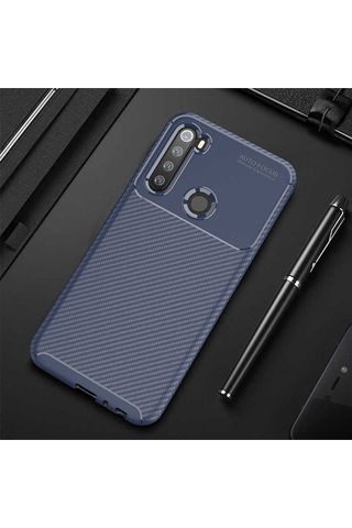 Xiaomi Redmi Go Kılıf Zore Negro Silikon Kapak Lacivert