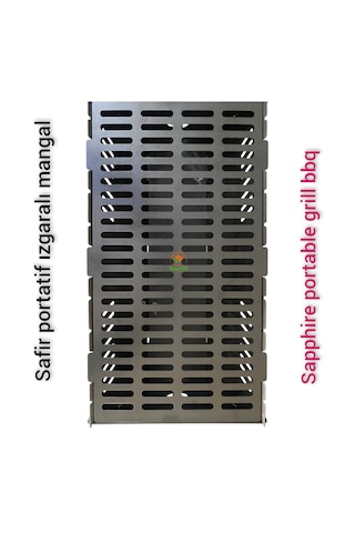 Safir Portatif Izgaralı Mangal Safir Sök-tak Mangal Ateş Çukuru