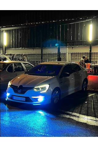 H11 Buz Mavisi Led Xenon Sis Farı Ampulü Şimşek Etkili