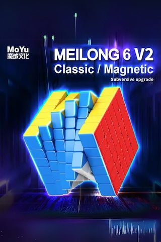 Toyika Moyu Mıknatıslı 6x6 Magnetic Cube Zeka Küpü Sabır Küpü Akıl Küpü