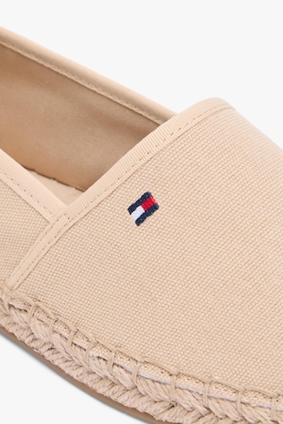 Tommy Hilfiger Kadın Flag Canvas Bej Espadril-13416 Bej