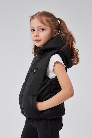 Benitto Kids Kapüşonlu Kız Çocuk Şişme Yelek 51307 Siyah