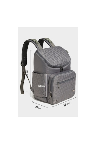 Go Bag Victorıa Gri Anne Bebek Bakım Çantası
