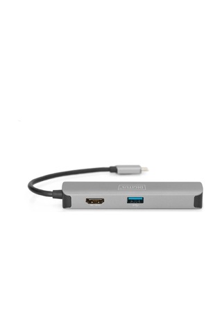 Digitus Da-70891 Usb Tip C 5port Usb-c Dock, 5 Port X Usb 3.0 Port2 X Kart Okuyucu Sd-mic Kdo