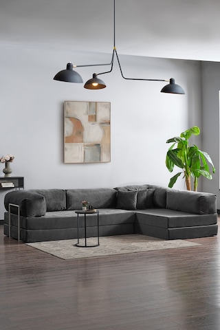 Legom Petek Aktivite Koltuğu Yatak Olabilen Çok Amaçlı Kanepe L Koltuk Antrasit Antrasit