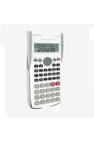 Deli Bilimsel Hesap Makinesi 240f-10+2 Digits Beyaz D82ms
