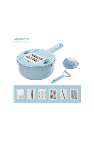 Dinosaurs Mandoline Dilimleme Kesici Kıyıcı Sebze Kesici Rende Yuvarlak Mutfak Işlevli Parçalı Rende Meyve Soyucu Yıkama Sızdıran Havzası Manuel Dilimleyiciler Altın