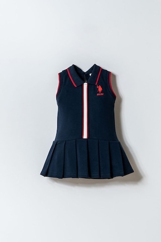 U.S. Polo Assn. U.s. Polo Assn Kız Bebek Elbise Lacivert-2528