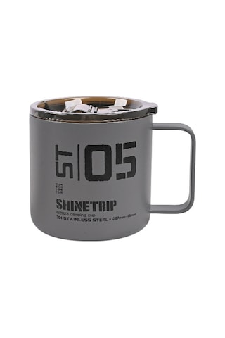Shinetrip-açık Kamp Yürüyüş Piknik Paslanmaz Çelik Bardak Çift Darkgray Diğer