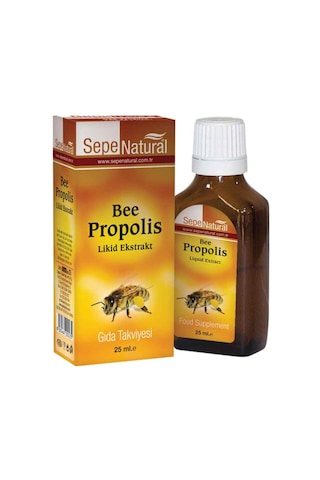 Sepe Natural Propolis Sıvı Eki Alkol Bazlı Damla 25 ML