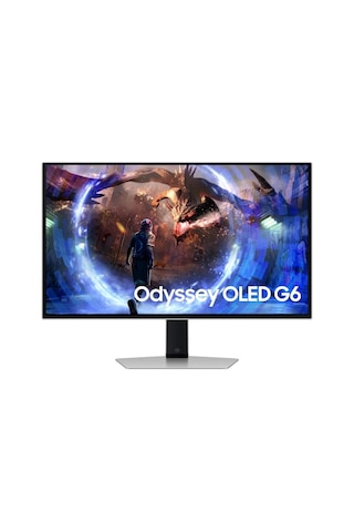Samsung Uyumlu Odyssey G6 Ls27dg602suxuf 27" 0.03 Ms Oled 2k Pivot 360 Hz Oyuncu Monitörü - Teşhir