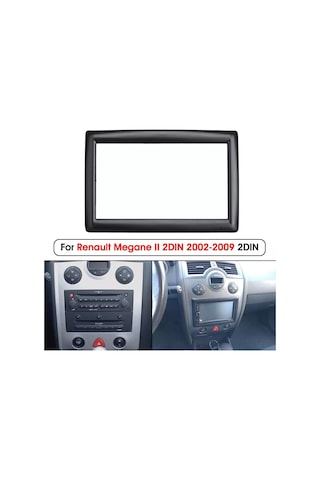 Exvol Renault Megane 2 Uyumlu 7 İnch Double Teyp Bluetoth Usb