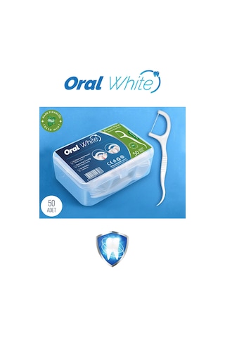 Oral White Cleaning Pro Diş İpi Naneli 50'li