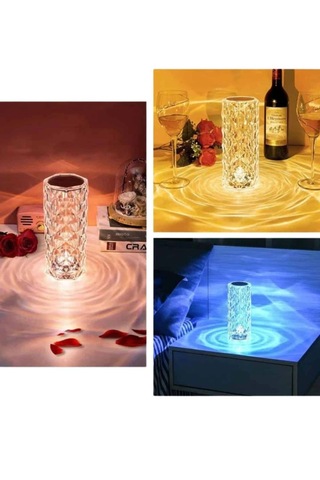 Kargo Sevgililer Günü İçin Hediye Kristal Lamba Sevgiliye Hediye Usb Şarjlı Gece Lambası Kopya Najmaddin Çok Renkli