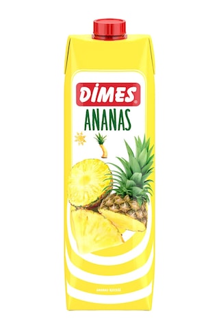 Dimes Ananas Aromalı İçecek İçecek 1 Lt X 6 Adet