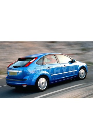 S-Dizayn  Ford Focus 2 Krom Cam Çıtası 4 Prç 2005-2008