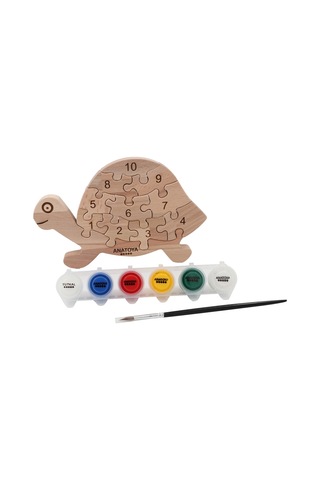 Ahşap Kaplumbağa Puzzle - Anatoya