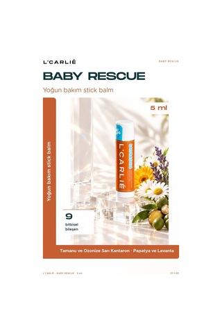 L'carlıe Baby Rescue Bebek Bakım Balmı Bölgesel Kullanım 5 Ml