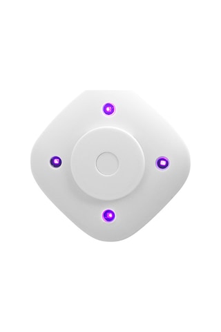 Dianziye Ev Ürünü Usb Şarjlı Uvc Ultraviyole Mini Dezenfeksiyon Lambası - Tuvalet İçin Antibakteriyel Isıtıcı Ve 2 Adet Kokulu Tablet Seti Beyaz