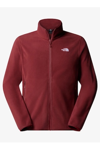 The North Face Glacier Fleece Full Zip Hiking Fleece Erkek Polar Bordo