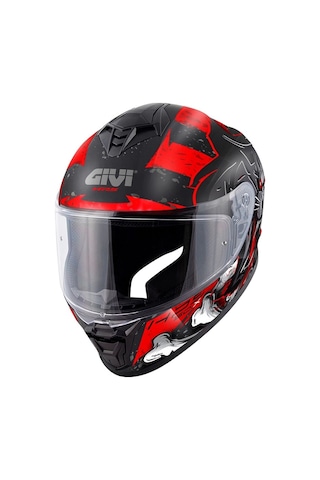 Givi 50.x Wild Motosiklet Kaskı Mat Siyah-Kırmızı