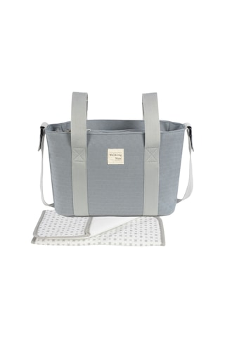 Walking Mum Eco Mum Crossbody Bakım Çantası Cloud Açık Gri