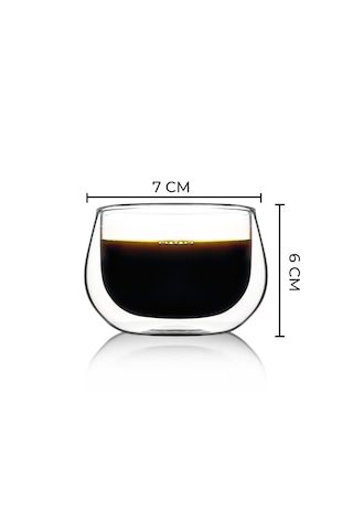 Cam Çerezlik Lokumluk Çift Cidarlı Dondurma Kasesi 160 ML