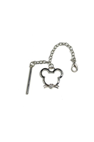 Karantuhafiye Metal Çanta Sallantı Süsü / 16 Cm / Slt1 Gümüş