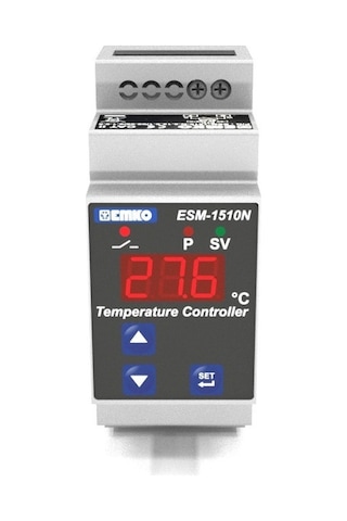 Emko ESM-1510-N.5.11 PT100 Girişli Ray Tipi Pano Termostatı 220 V