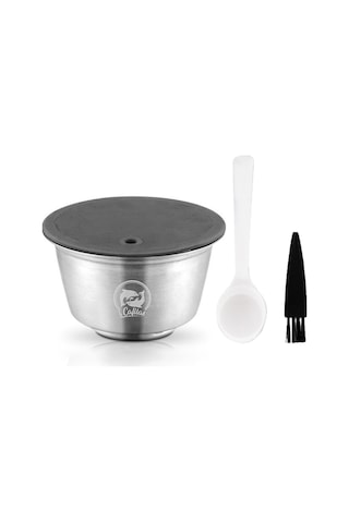 Neevoyu Dolce Gusto Edg Lumio Serisi Uyumlu, Tekrarlı Kullanımlı Paslanmaz Çelik Kahve Kapsülü Filtre Seti 12g Kapasite Diğer