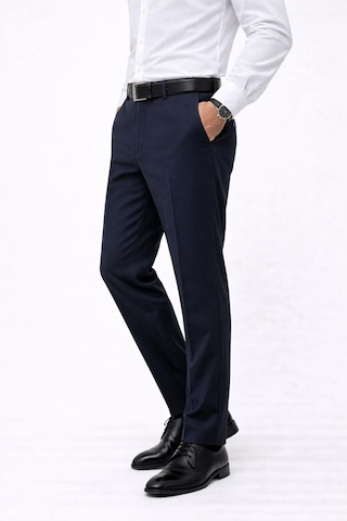 Classics Men Caserta Regular Fit Likralı Erkek Kumaş Pantolon - 7558 Lacivert