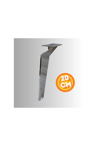20 Cm Metal Tabanca Ayak Koltuk Ayağı Mobilya Ayağı Ünite Ayağı Konsol Ayağı Puf Berjer Ayağı Krom