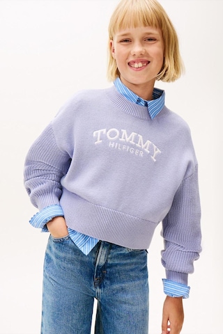 Tommy Hilfiger Kız Çocuk Triko Kg0kg08921 Lila