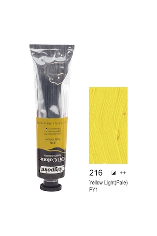 Bigpoint Yağlı Boya 45 Ml Yellow Light Pale 216 X 6 Adet Diğer