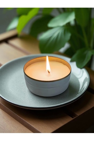 Myhand Soyawax Beyaz Teneke Eternal Love Esans Kokulu Mum 60 Gr Beyaz