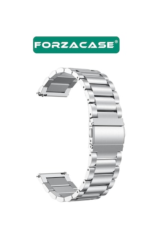 Forzacase Huawei Watch Gt 5 46mm İçin Metal Kordon Kayış - Fc141 Gümüş
