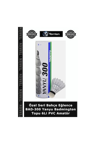 Özel Seri Bahçe Eğlence Bad-300 Yanyu Badmington Topu 6lı Pvc Amatör