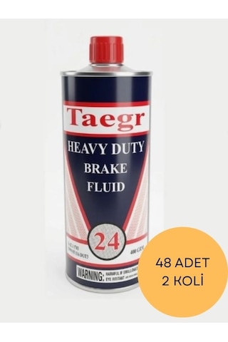Dot 3 Fren Hidrolik Yağı, 48 Adet 2 Koli Otomobil, Motosiklet, Ağır Vasıta Hidrolik Yağı 400 Ml