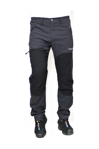 Mudwill Alpin Likralı Erkek Outdoor Pantolon Gri-Siyah