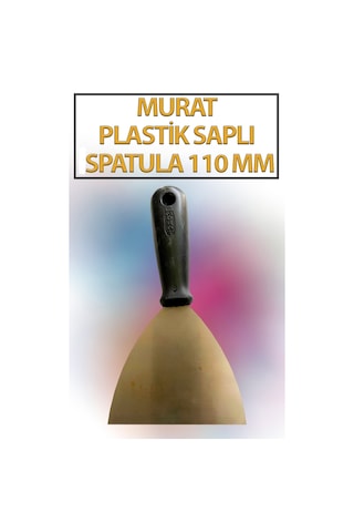 Plastik Saplı Spatula No 110 Ekonomik, Paslanmaz Spatula Ağız Genişliği 110 Mm