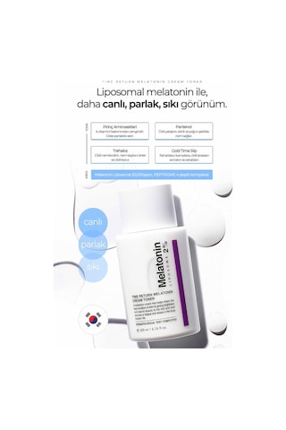 Maxclınıc %2 Melatonin Içeren Çift Fazlı Yorgunluk Karşıtı Krem Tonik Melatonin Cream Toner 200 ml
