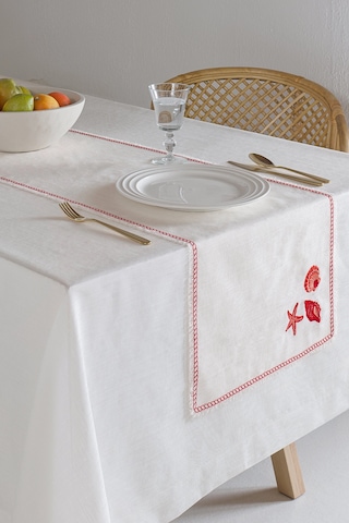 Özdilek Coral Garden Runner 35x115 Cm Ekru