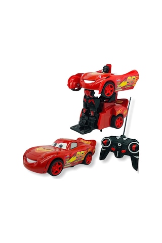 Şimşek Mcqueen Cars Robot Olan Araba Uzaktan Kumandalı